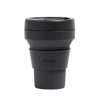 Stojo Collapsible Travel Cup-Carbon