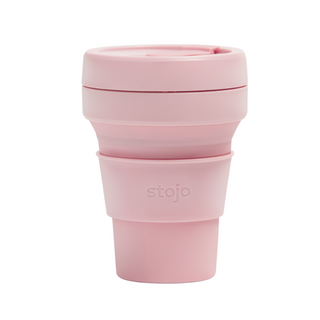 Collapsible Cup 12oz- Stojo - Carnation