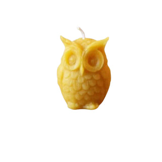 Small Beeswax Owl Candle