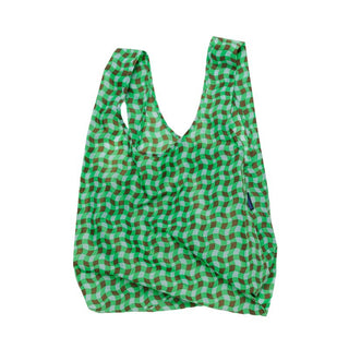 Standard Baggu-Wavy Gingham Green