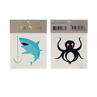 Meri Meri - Temporary Tattoos: Sea Creatures