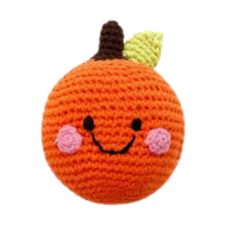 Baby Rattle - Friendly Orange