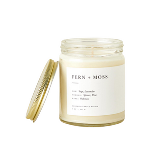 Brooklyn Candle Co. - Minimalist Jar candle - Fern + Moss
