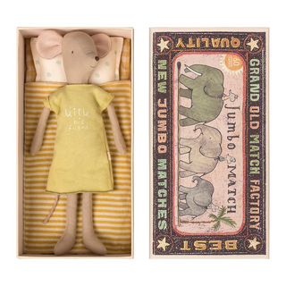 Medium Girl Mouse in Box - Maileg