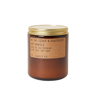 P.F. Candle Co - Glass Jar Soy Candle 7.2oz - Cedar and Sagebrush