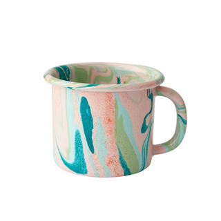 Bornn Enamelware - Blush Swirl 12oz mug