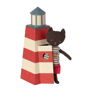 Maileg - Lifeguard Kitten and Lighthouse