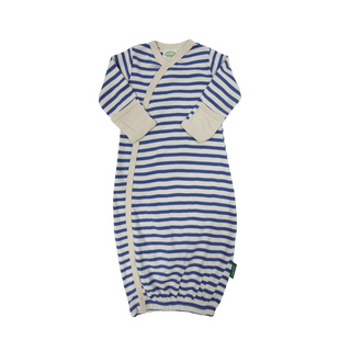 Baby Gown- Cobolt Breton Stripes - Parade Baby