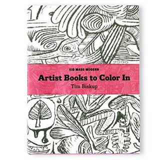 Kid Made Modern - Artist Books to Color In: Tim Biskup