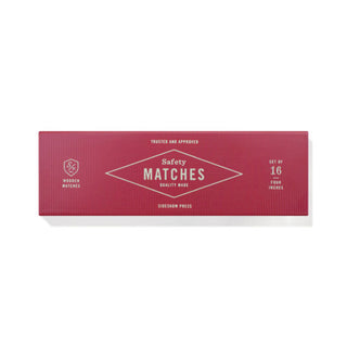 Sideshow Press - Safety Matches - Red