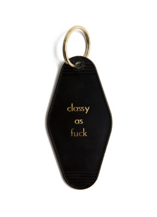 Classy As F*ck Key Tag-He said, She said