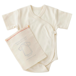 Organic Cotton Short Sleeve Baby Romper By Fog Linen