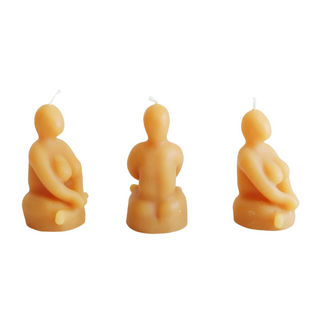 Sitting Goddess Beeswax Candle