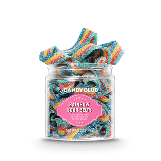 Candy Club - Rainbow Sour Belts